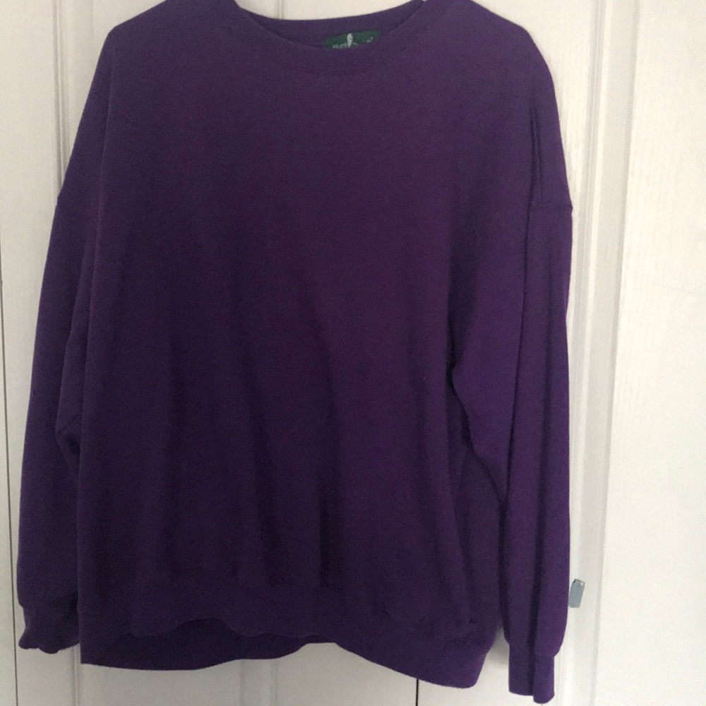 Vintage plum purple crewneck